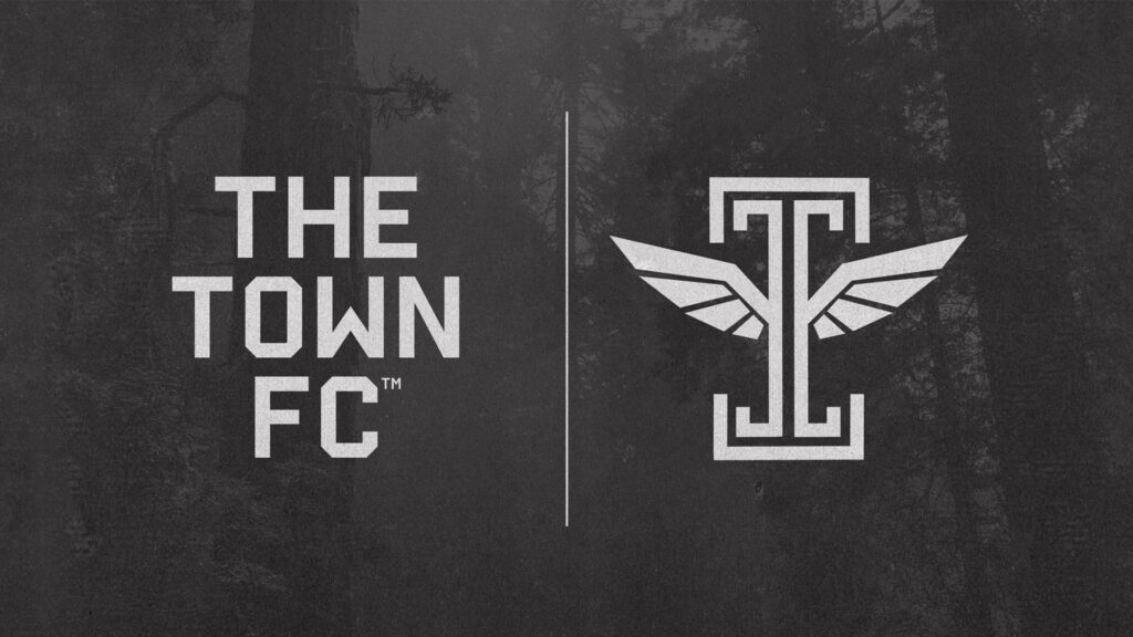 The Town FC and Icarus Football logos